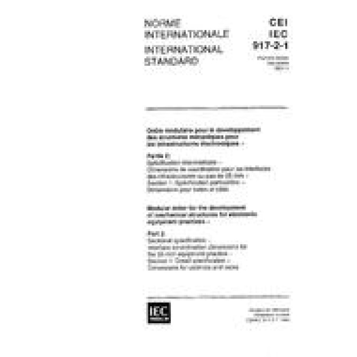 IEC 60917-2-1 Ed. 1.0 b PDF