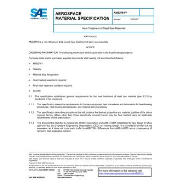 SAE AMS2761 PDF