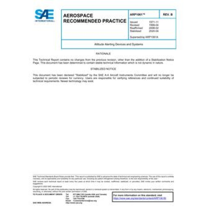 SAE ARP1061B PDF