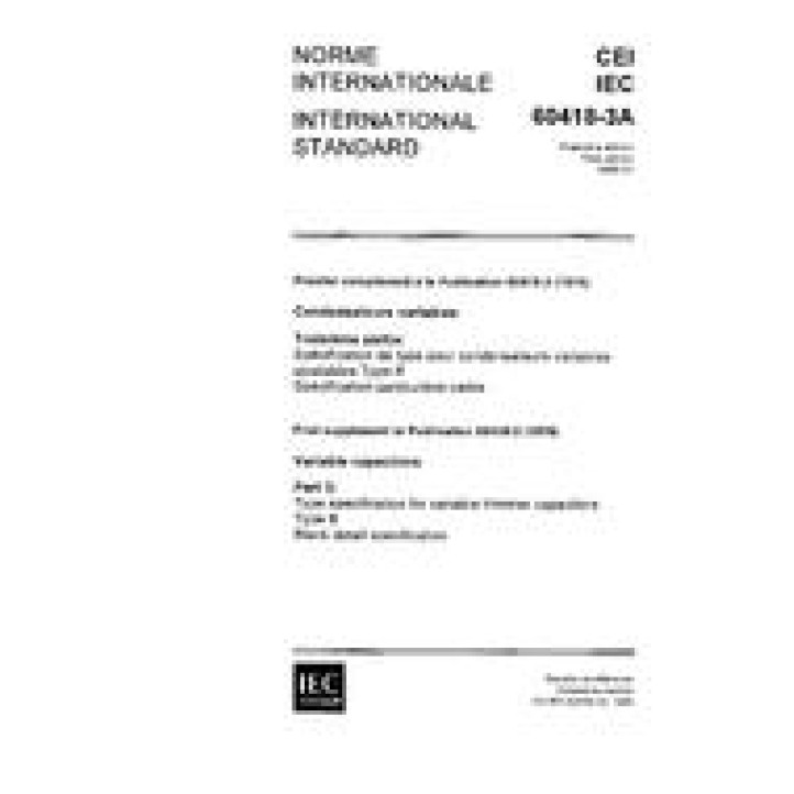 IEC 60418-3A Ed. 1.0 b PDF