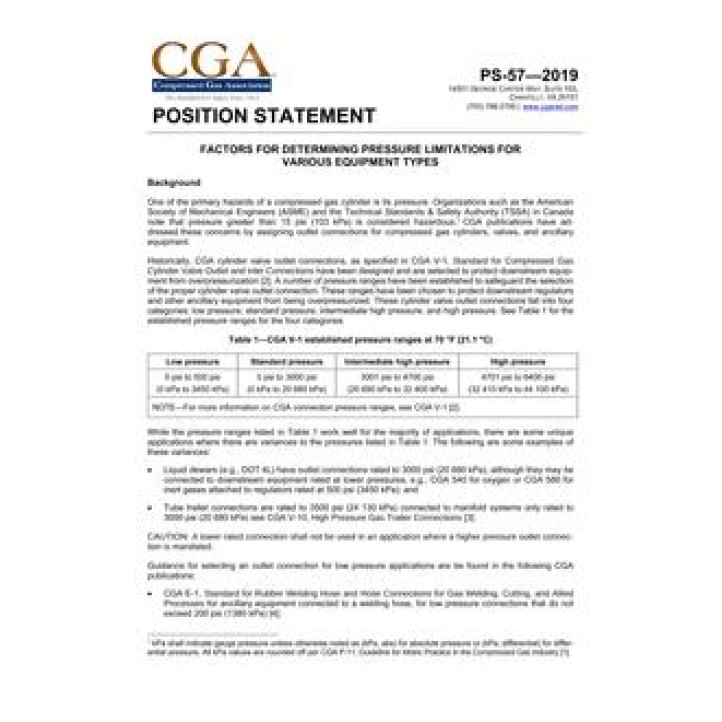 CGA PS-57 PDF