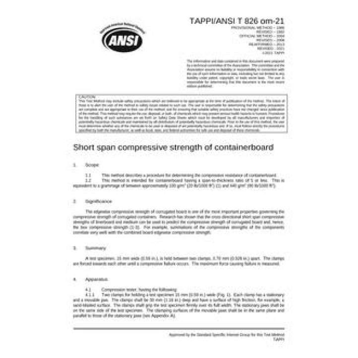 TAPPI T 826 PDF