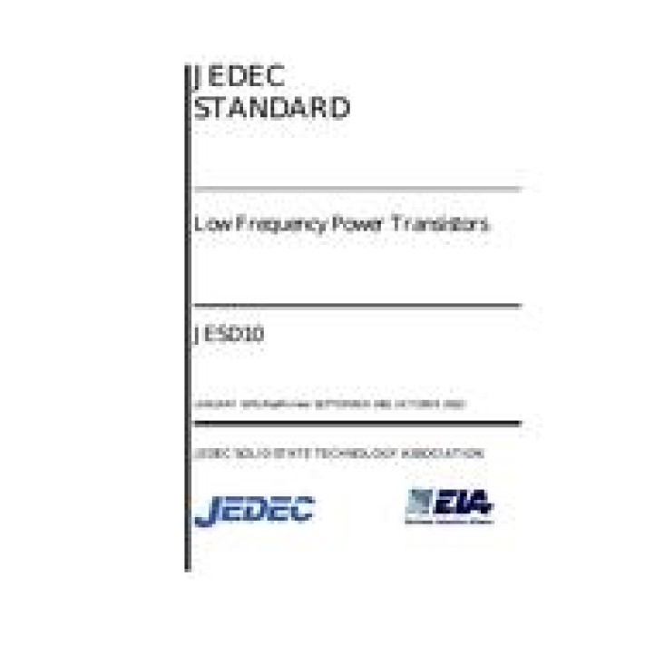 JEDEC JESD10 (R2002) PDF