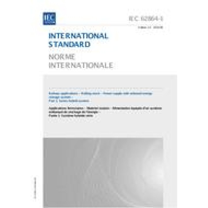 IEC 62864-1 Ed. 1.0 b PDF