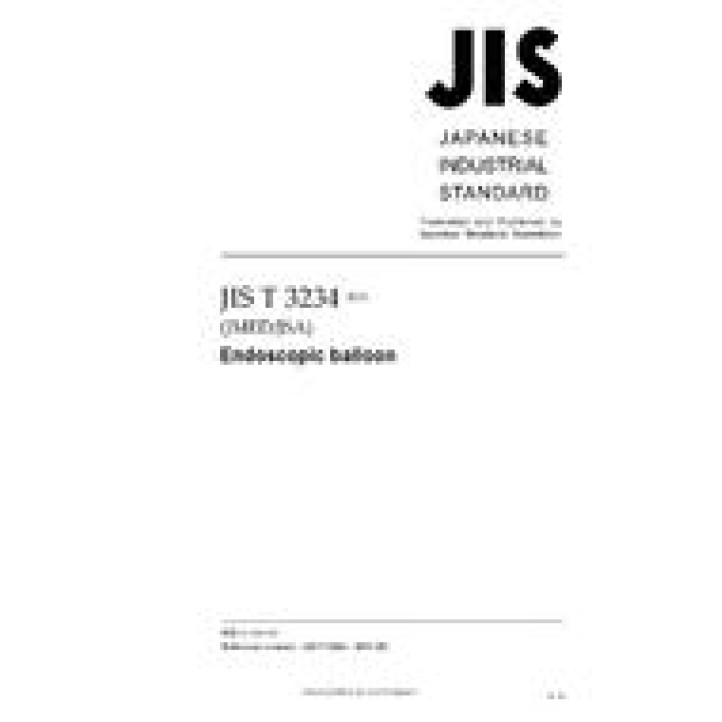 JIS T 3234 PDF