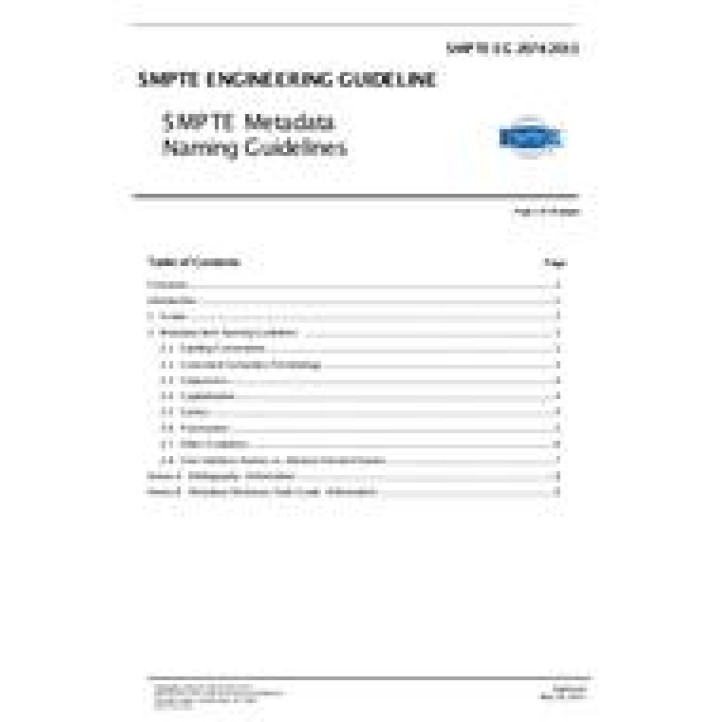 SMPTE EG 2074:2013 PDF