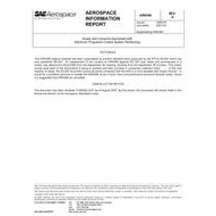 SAE AIR4366A PDF