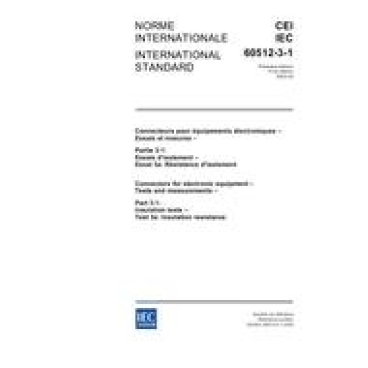 IEC 60512-3-1 Ed. 1.0 b PDF