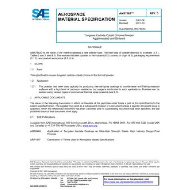 SAE AMS7882D PDF