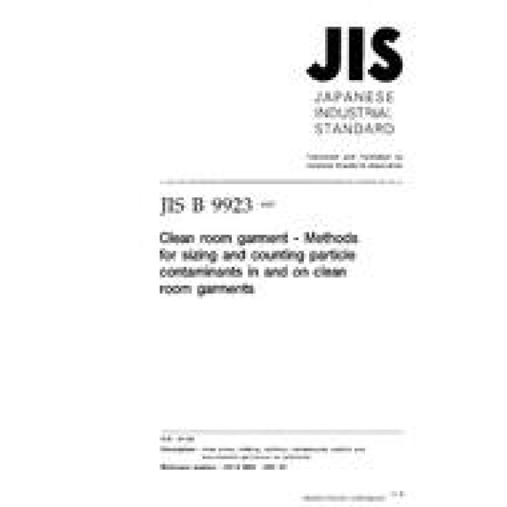 JIS B 9923 PDF