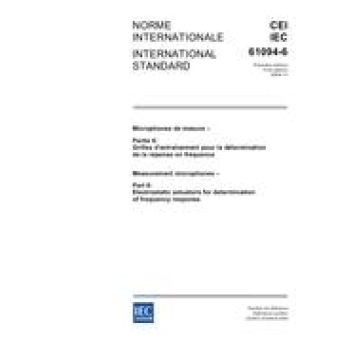 IEC 61094-6 Ed. 1.0 b PDF