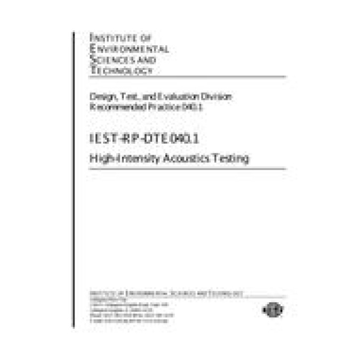 IEST RP-DTE040.1 PDF