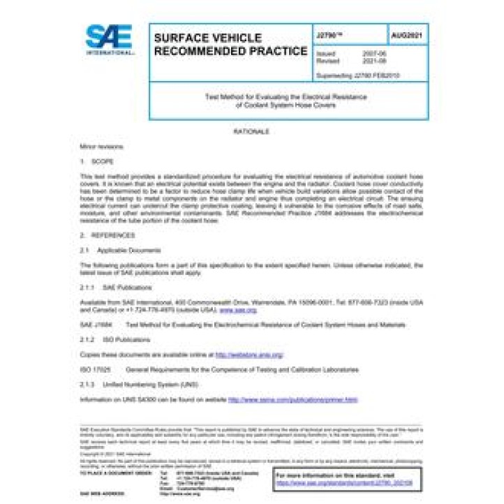 SAE J2790 PDF