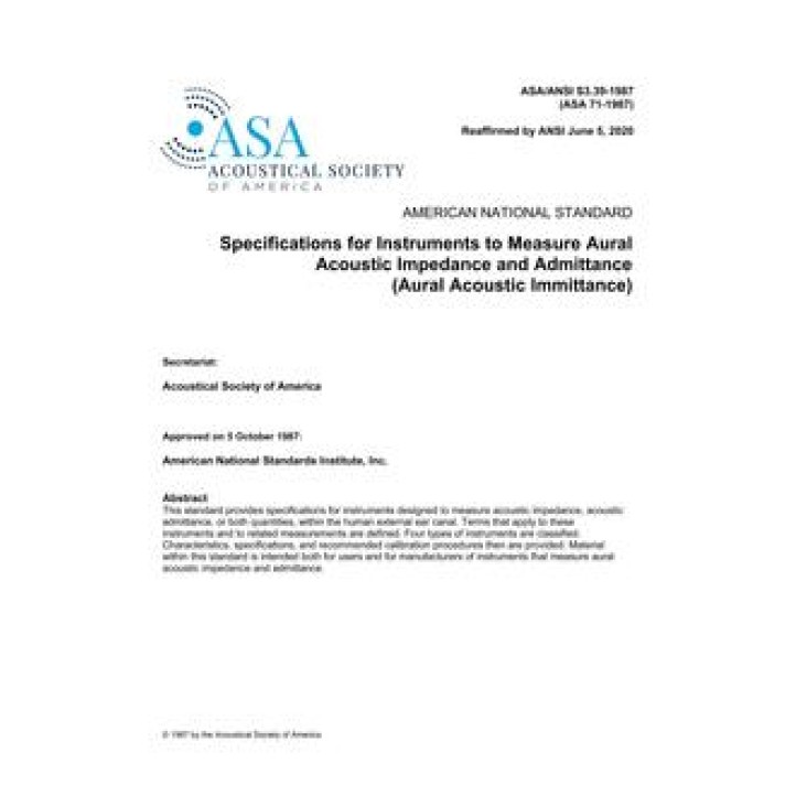 ASA S3.39 PDF