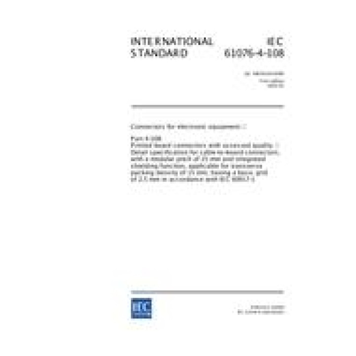 IEC 61076-4-108 Ed. 1.0 en PDF