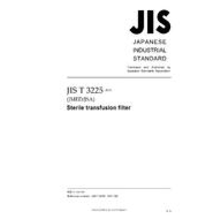 JIS T 3225 PDF