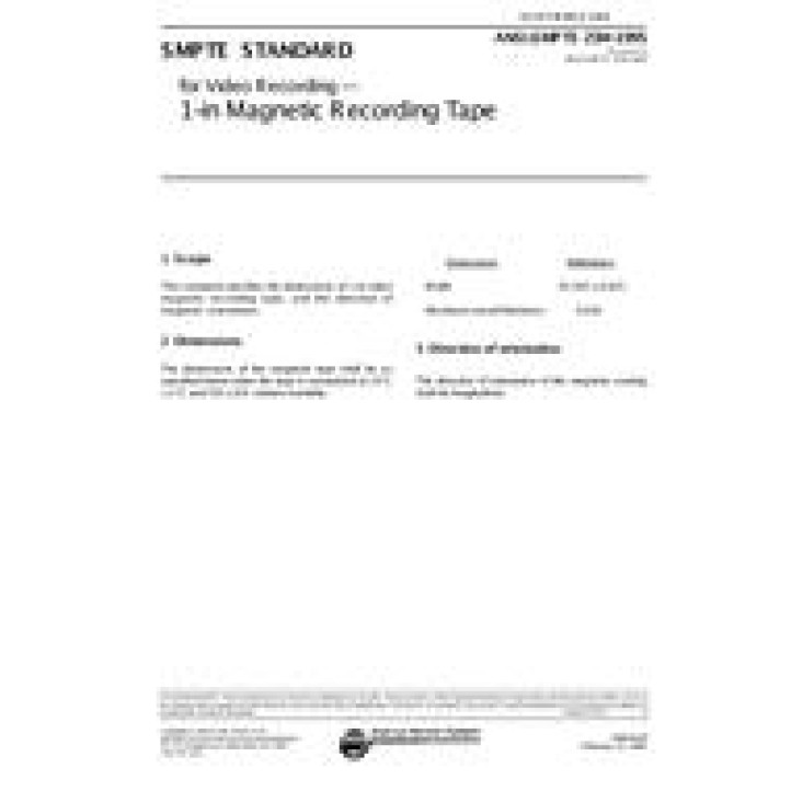 SMPTE 25M PDF