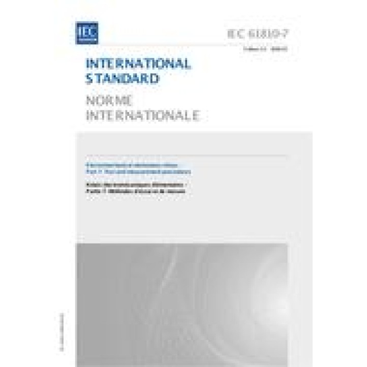 IEC 61810-7 Ed. 2.0 b PDF