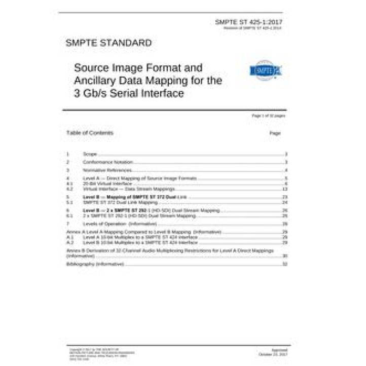 SMPTE ST 425-1 PDF