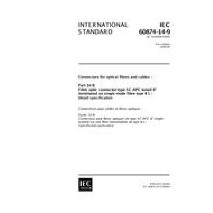 IEC 60874-14-9 Ed. 1.0 en PDF