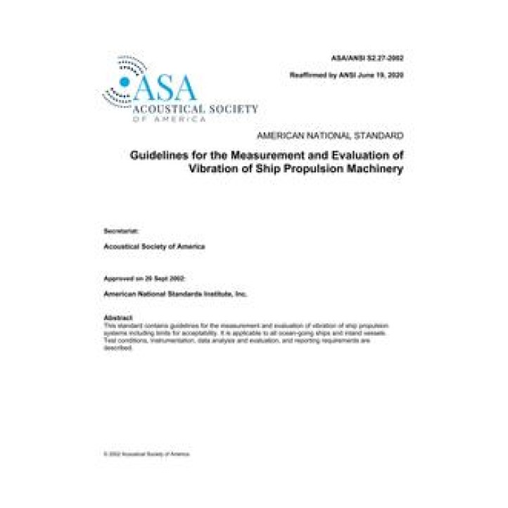 ASA S2.27 PDF download