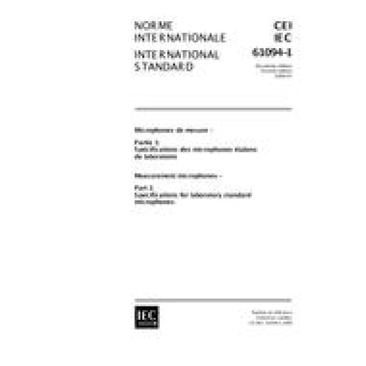 IEC 61094-1 Ed. 2.0 b PDF