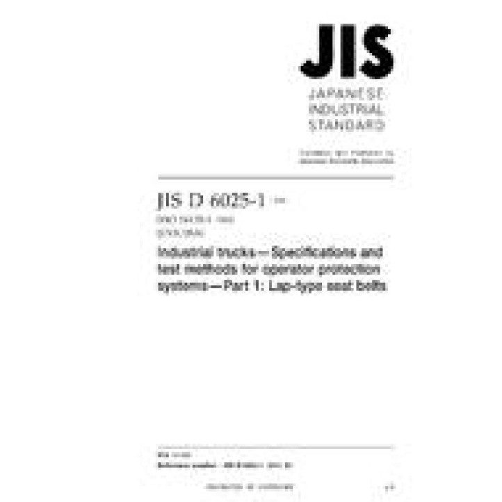 JIS D 6025-1 PDF