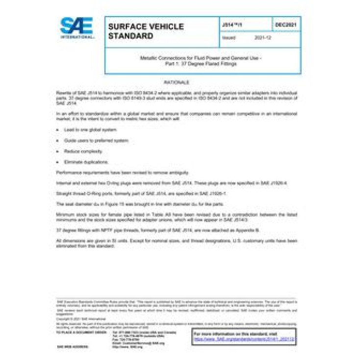 SAE J514/1 PDF