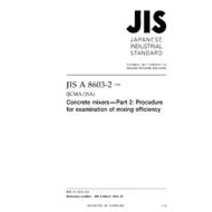 JIS A 8603-2 PDF