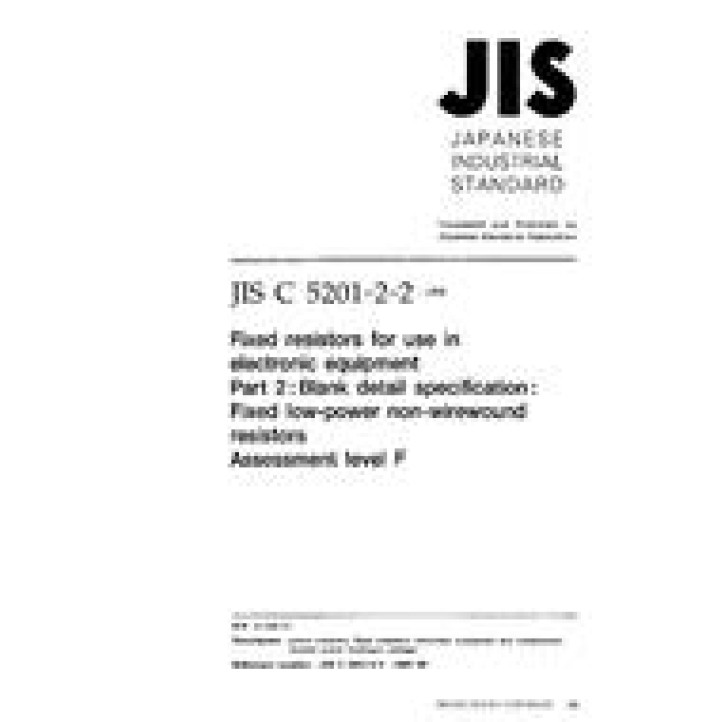 JIS C 5201-2-2 PDF