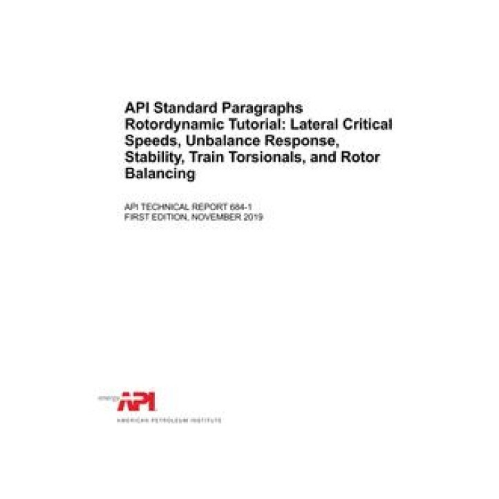 API TR 684-1 PDF