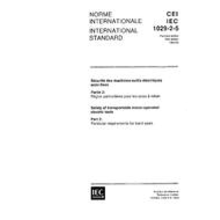 IEC 61029-2-5 Ed. 1.0 b PDF