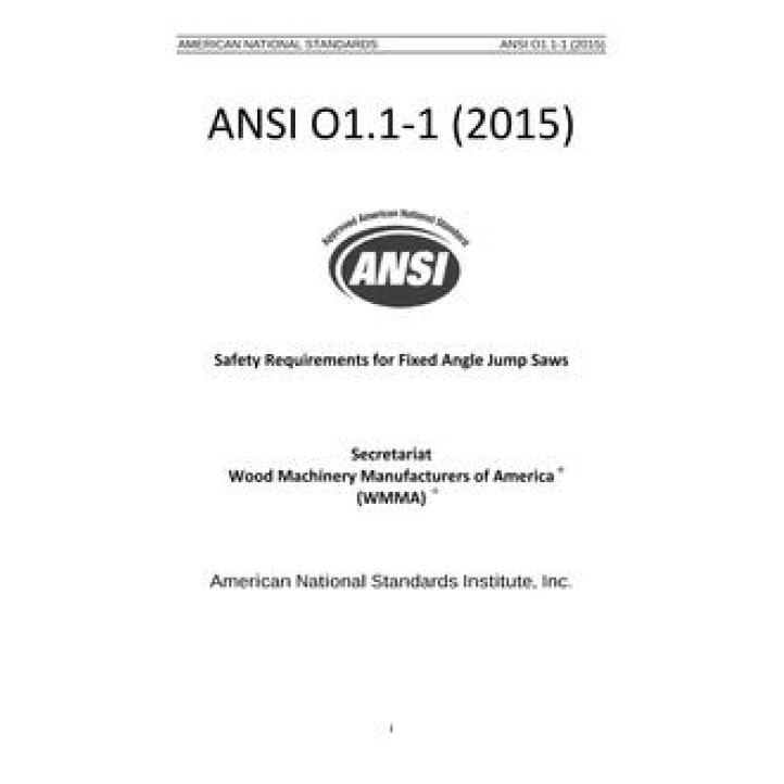 ANSI O1.1-1 PDF download