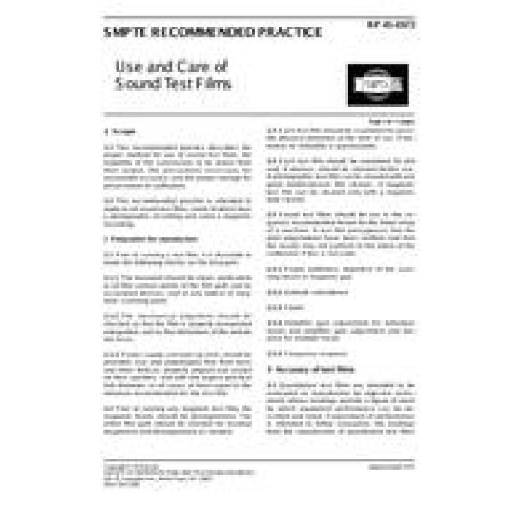 SMPTE RP 45 PDF