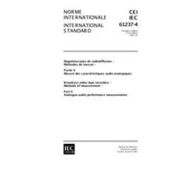 IEC 61237-4 Ed. 1.0 b PDF