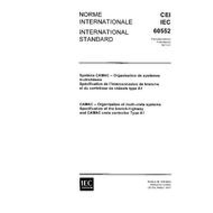 IEC 60552 Ed. 1.0 b PDF