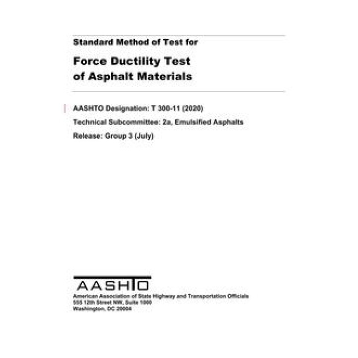 AASHTO T 300 PDF download