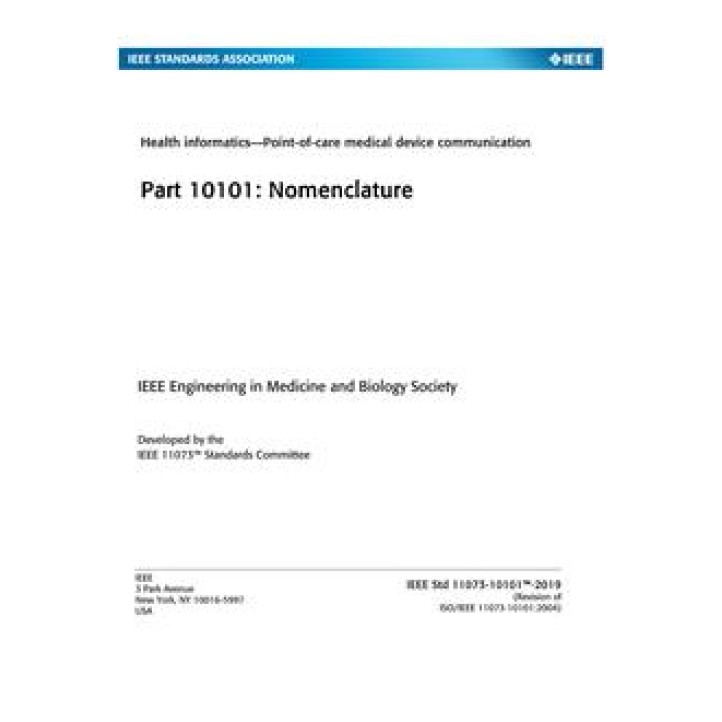 IEEE 11073-10101 PDF