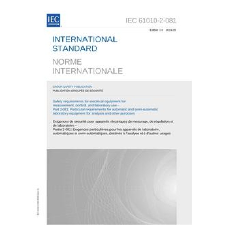 IEC 61010-2-081 Ed. 3.0 b PDF