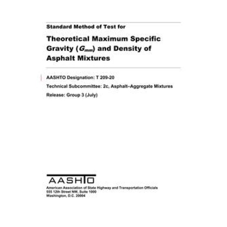 AASHTO T 209 PDF