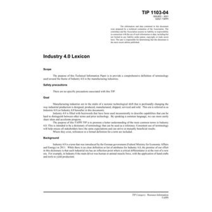 TAPPI TIP 1103-04 PDF