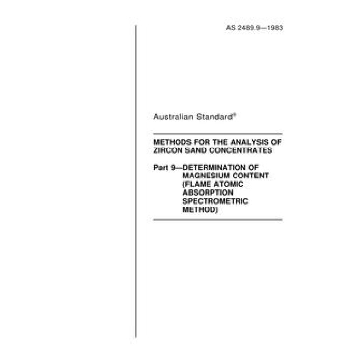 AS 2489.9 PDF