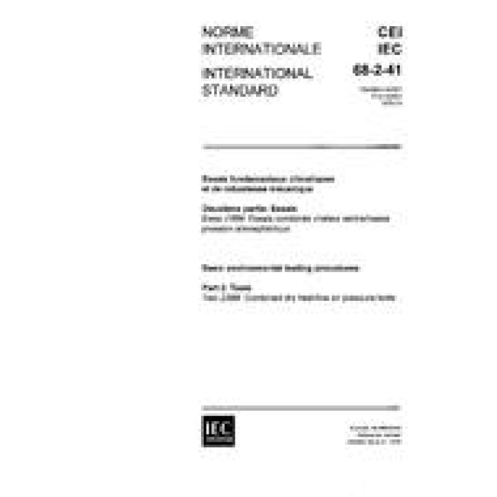 IEC 60068-2-41 Ed. 1.0 b PDF