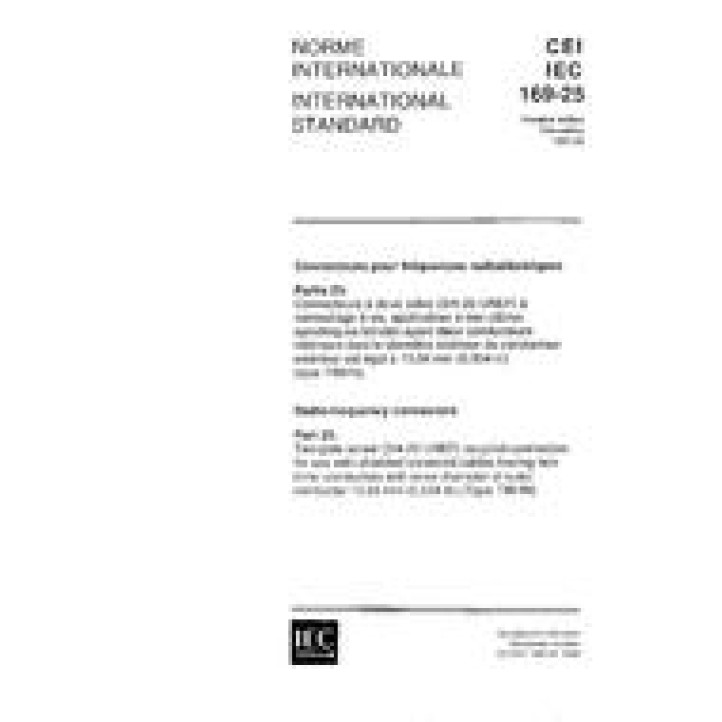 IEC 60169-25 Ed. 1.0 b PDF