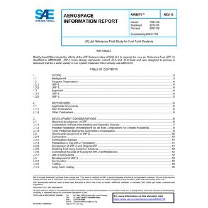 SAE AIR4275B PDF