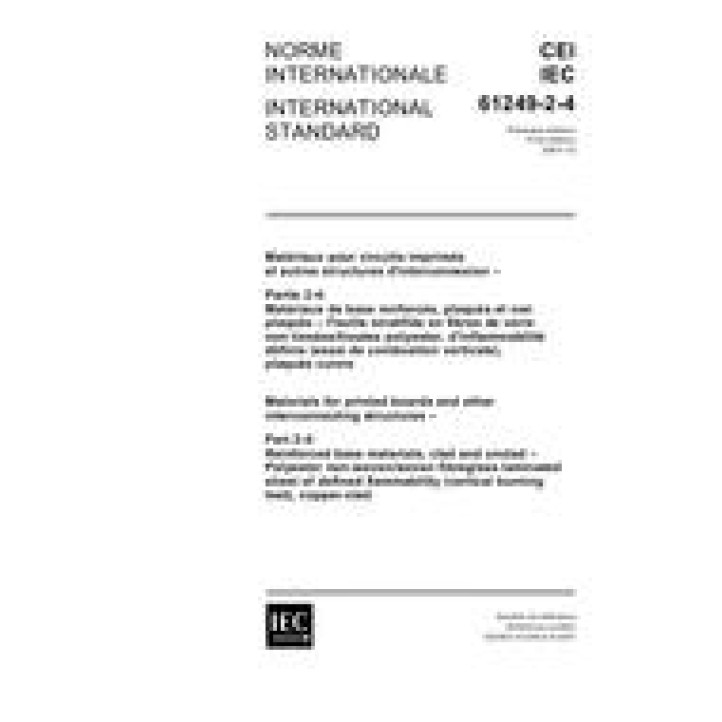 IEC 61249-2-4 Ed. 1.0 b PDF