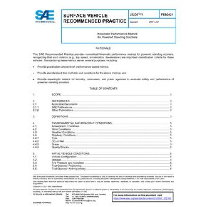 SAE J3230/1 PDF