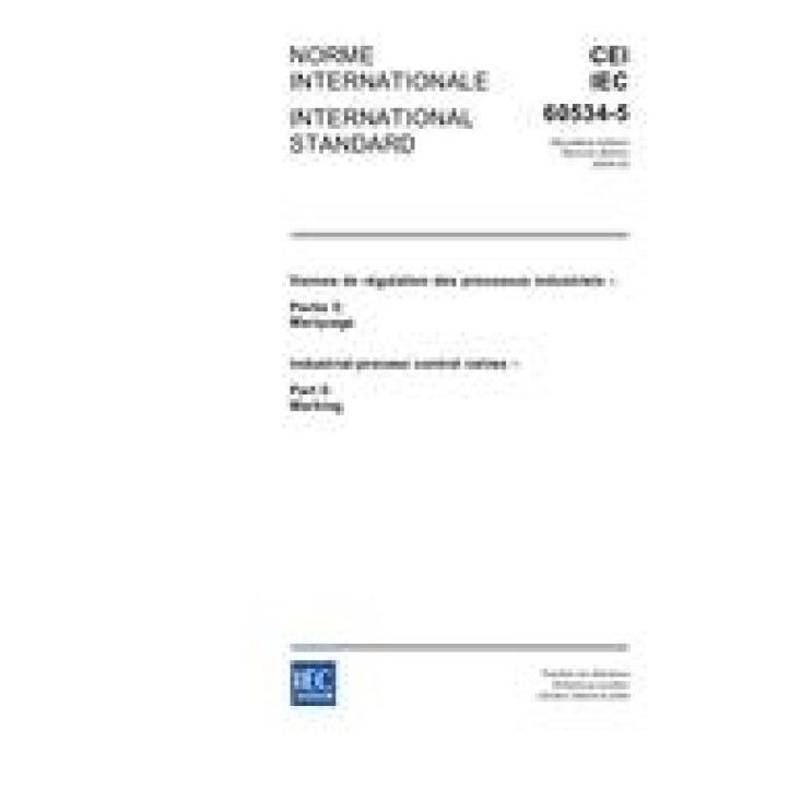 IEC 60534-5 Ed. 2.0 b PDF