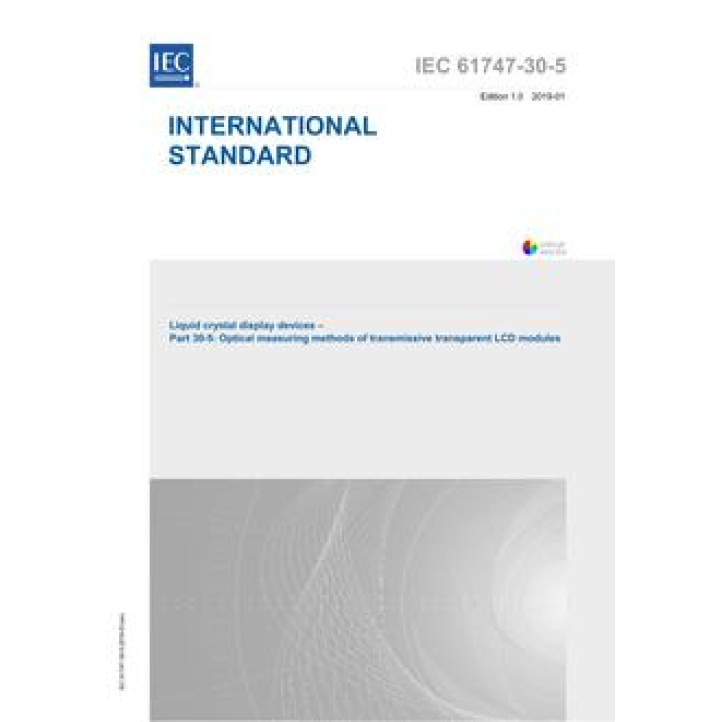 IEC 61747-30-5 Ed. 1.0 en PDF