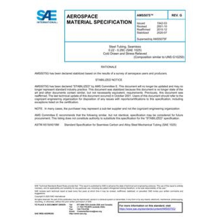 SAE AMS5075G PDF